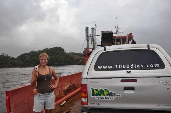 A Ana filma um pouco da nossa travessia do Brasil para a Guiana Francesa